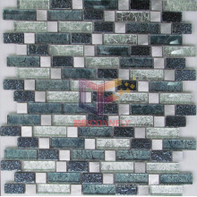 Gold Leaf Mix Metal and Crystal Mosaic (GF254)